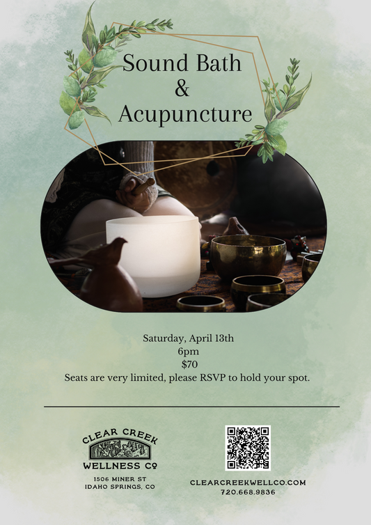 4/13 Sound Bath and Acupuncture